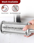 Pasta Maker Attachment Set for All KitchenAid Stand Mixer Included Pasta Sheet Roller, Spaghetti Cutter and Fettuccine Cutter, Stainless Steel Pasta Roller Accessories with 8-Speed Adjustable, 3 Piece