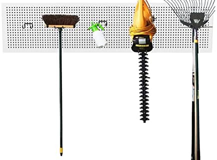 KINOMI 24 Pack Pegboard Hooks Heavy Duty Pegboard Drill Holder Power Tool Holder, Value Set, Large Pegboard Accessories and Hooks for Tools, Power Drills, Art and Craft Supplies etc