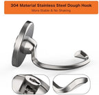 Stainless Steel Dough Hook Replacement for KitchenAid,4.5-5QT Tilt-Head Stand Mixer Attachment,Easy Clean & Heavy Duty (K45 KSM75/85/95/100/150/165/175/180/195)