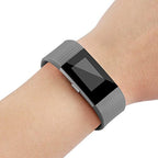 6 Pack Sport Bands Compatible with Fitbit Charge 2 Bands, Adjustable Replacement Wristbands for Women Men Small Large (6 Pack B, Small)