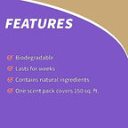 Bonide Bat Magic Bat Repellent, Pack of 4 Ready-to-Use Peppermint Oil Scent Packs for Long Lasting Indoor Bat Control