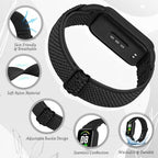 Solo Loop Elastic Nylon Bands Only Compatible with Amazfit Band 7 Straps,Soft Adjustable Stretchy Sport Replacement Strap for Amazfit Band 7 for Men Women