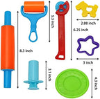 JOYIN 44 Clay Tools Set for Kids, Clay Accessories with Various Plastic Molds, Rolling Pins, Cutters