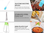 Air Fryer Accessories Set Fit for Gowise Gourmia Cozyna Ninja,Fit All 2.3qt-3.2qt Air Fryer,Kits with Skewers Silicone Mat,Pizza Pan,Cake Barrel,Non-Stick,Dishwasher Safe,Universal,6 Inch 10pcs,Black