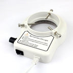 Microscope Accessories Kit Microscope LED Ring Light Illuminator Lamp for Miniscope Ring Light 5W AC 110V-220V, 0-100% Adjustable Lamp Microscope Slides