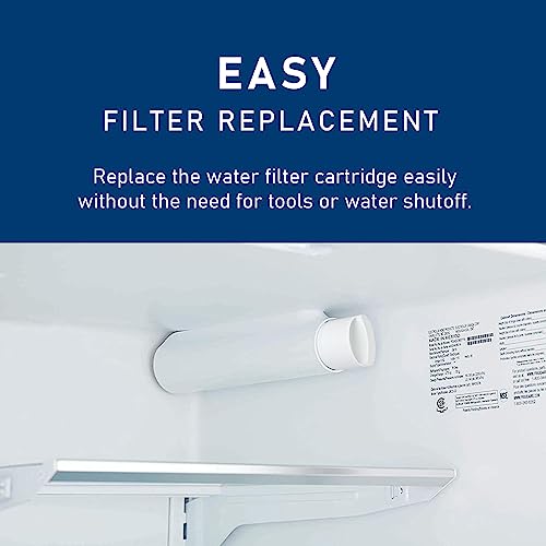 TEEHAY EPTWFU01 Frigidaire Water Filter Replacement, Refrigerator Water Filter Compatible with Frigidaire EPTWFU01, EWF02, Pure Source Ultra II (3 Packs) 1