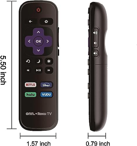 OEM Replacement Roku TV Remote Control for ONN RC-AFIR 3226000858 for 100012584 100012585 100012586 100012587 100012587 100012589 100012590 100018971