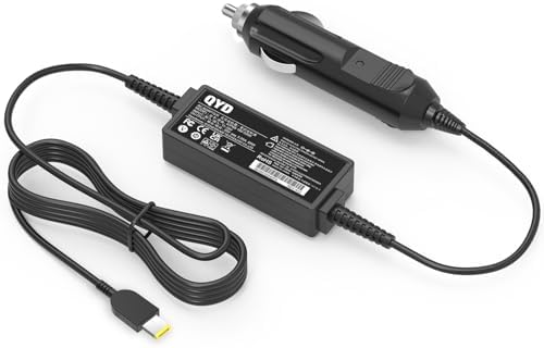 45W 65W Laptop Car Charger Replacement for AC Adapter Lenovo T470 T470S T460 T450 T440 Z50-75 Z50-70 Yoga 2 11 11s 13 2 Pro; ThinkPad X1 Carbon, Chromebook N20 N20p Notebook Car Power Supply Cord
