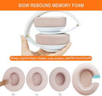 Studio 3 Ear Pads Replacement, GEVO Earpad Cushions for Beats Studio 2 3 Wired Wireless Over-Ear Headphones, Studio3 Ear Cups with Strong Adhesive (Rose Gold)