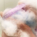 Loofah Bath-Sponge Swirl-Set-XL-75g by Shower Bouquet: Extra-Large Mesh Pouf (4 Pack Color Swirls) Luffa Loofa Loufa Puff Scrubber - Big Full Lather Cleanse, Exfoliate with Beauty Bathing Accessories