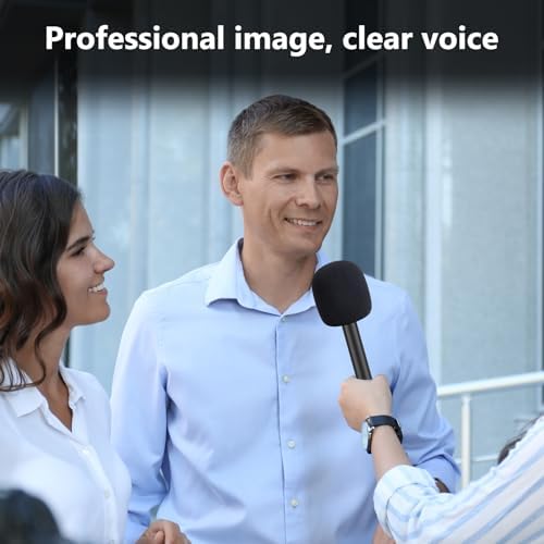 Microphone Cover Foam Compatible with Rode Wireless Go II/PRO Suitable for Interview Go Handheld Adaptor, Replacement Rode Pop Filter to Blocks Out Plosives by YOUSHARES