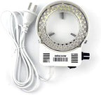 Microscope Accessories Kit Microscope LED Ring Light Illuminator Lamp for Miniscope Ring Light 5W AC 110V-220V, 0-100% Adjustable Lamp Microscope Slides