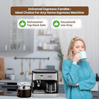 Cafe Brew Collection Premium 4-Cup Universal Glass Espresso Carafe Replacement - Fits Hamilton Beach, Mr. Coffee, Breville, and More Espresso Machines