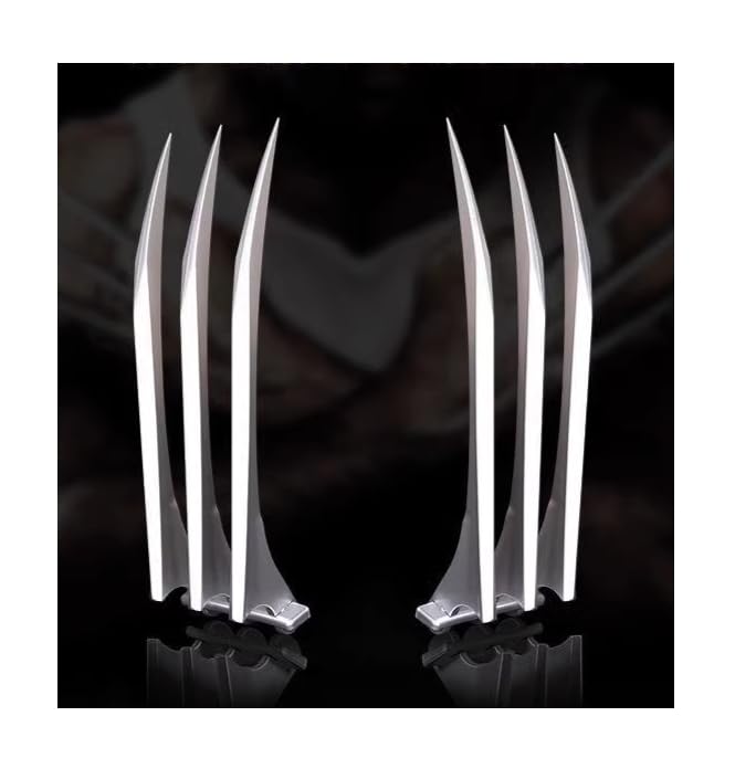 Claws for Wolverine Cosplay Costume: Halloween Accessories - Plastic Anti-Break Claws (2 Claws)