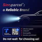 Sinoparcel D1S Xenon HID Headlights Bulb - 8000K 35W High Low Beam 66144 66140 85140 85415 Replacement Bulb - Pack of 2