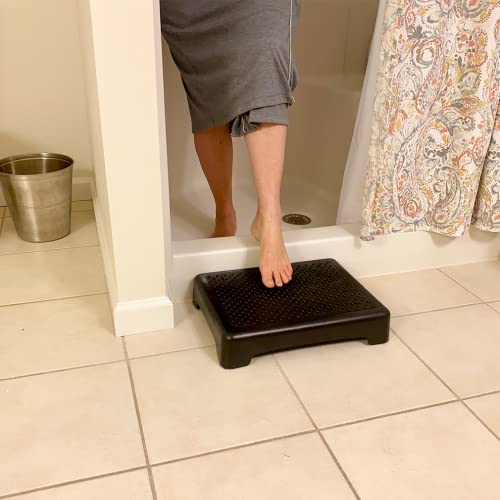 Evelots Mobility Half Step Nonslip Treads Indoor or Outdoor Sturdy for Door, Bed, Bathtub & Shower