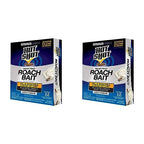 Hot Shot MaxAttrax Roach Bait, 12 Child-Resistant Bait Stations (Pack of 2)