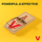Victor Traditional Wooden Mouse Trap - 12 Pack