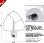 Attachments Accessories fit for Kitchenaid 4.5 QT Stand Mixer K45WW Wire Whip K45DH Dough Hook K45B Coated Flat Blade Paddle K45 K4SS K45SS KSM75 KSM90 KSM95 KSM100 KSM103 KSM110 KSM150PS prime&swift