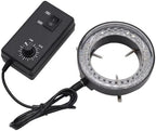 TsoLay Microscope Accessories Kit for Adult 144/56 LED Ring Light Illuminator Lamp for Industrial Trinocular Stereo Microscope Video Camera Adjustable Circle Light Source Accessory (Color : 144 Led)