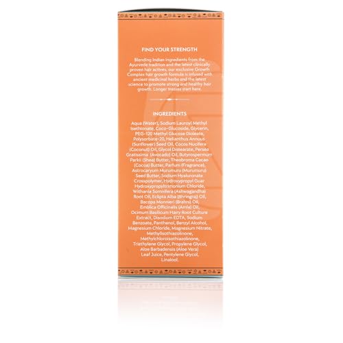Nature Spell Hair Shampoo for Hair Growth, Infused with Ayurvedic Herbs, Vegan & Sulphate-Free, Suitable for All Hair Types, 10.14 Fl Oz