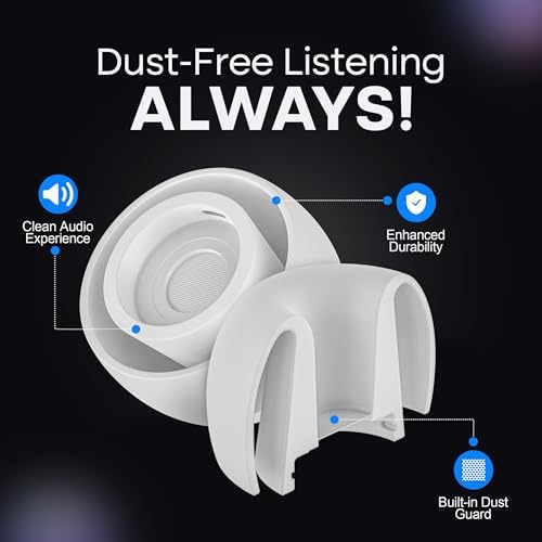 Replacement Rubber Ear Tips for Airpods Pro, AirPods Pro Ear Tips Replacement with Noise Isolation, AirPods Pro Replacement Ear Tips, 1st-2nd Generation 4 Pairs (XS/S/M/L)