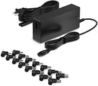 90W Universal AC Adapter Laptop Charger Replacement for Dell HP Acer Asus Lenovo IBM Toshiba Samsung Sony Fujitsu Notebook Ultrabook Chromebook Power Supply Cord
