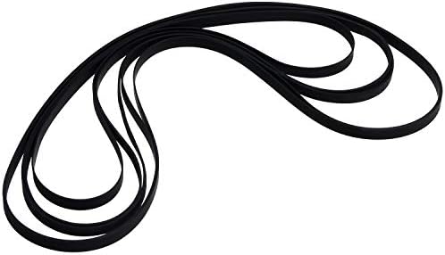 10 Pieces Turntable Belt Different Specifications Machine Recorder Rubber Belt for Repair Replacement Maintenance Most Kinds of Belt-Driven Turntables, 5 Sizes