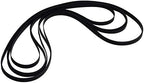 10 Pieces Turntable Belt Different Specifications Machine Recorder Rubber Belt for Repair Replacement Maintenance Most Kinds of Belt-Driven Turntables, 5 Sizes