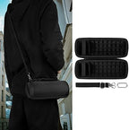 co2CREA Hard Travel Case Replacement for JBL Flip 6 FLIP 5 Waterproof Portable Bluetooth Speaker (Black Case + Inside Black)