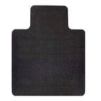Resilia Office Desk Chair Mat with Lip - for Low Pile Carpet (with Grippers) Black, 36 Inches x 48 Inches, Made in The USA