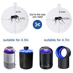 16 Pcs Indoor Mosquito Trap Refill Glue Boards for Mosquito Zapper, Fly Insect Trap Refills Glue Pads for Mosquitoes Lamp, Fit for 4.33" & 4.7" Mosquito Killer, Non-Toxic and Odorless