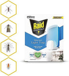 Raid Essentials Flying Insect Light Trap Refills, 2 Light Trap Refill Cartridges, Featuring Light Powered Attraction