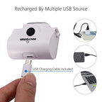 YOCTOSUN Rechargeable Headband Magnifier with 2 LED Lights and 5 Detachable Lenses 1X,1.5X,2X,2.5X,3.5X, Hands-Free Head Magnifying Glasses for Close Work, Jewelry Work, Watch Repair, Arts & Crafts