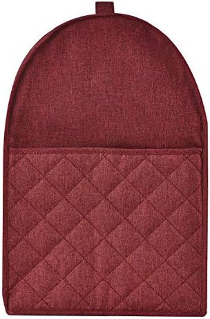 Stand Mixer Dust-proof Cover for KitchenAid Mixer，Multi Pockets for Various Kitchen Appliance Accessories，Water-resistant，Easy Cleaning (Wine red, Fit for Bowl Lift 5-8 Quart)