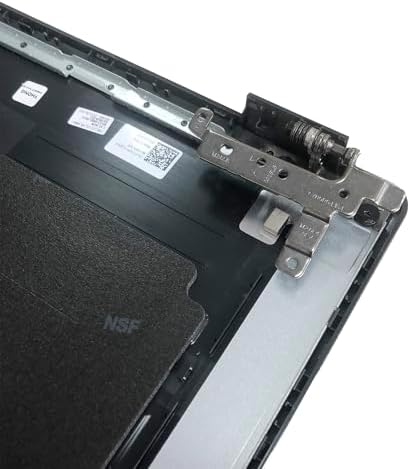 Replacement Laptop LCD Back Cover Top Case Rear Lid with Hinges for Dell Latitude 15 3520 E3520 017XCF 17XCF CDM80 Black 15.6inch