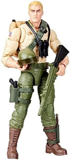 G.I. Joe Classified Series Retro Cardback Duke, Collectible 6-Inch Action Figure with 10 Accessories
