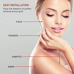 tuokiy Replacement Heads for Flawless Finishing Touch Facial Hair Removal Tool for Women. Just fit Gen 2 Hair Removal Device