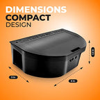 16 Pack - Mouse Bait Stations – Mice, Moles or Small Rodent Traps – Reusable Indoor Rodent Control