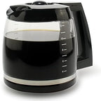 12-Cup Replacement Glass Carafe for Cuisinart Coffee Maker Models CHW-12, CHW-12P1, DCC-1100BK, DCC-1200, DCC-2650, DGB-550BK, DGB-550BK1 DGB-625BC, DGB-700BC, and SS-12 Part# DCC-1200PRC