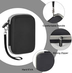 Case Compatible with HP Sprocket Portable 2x3/ Select 2.3x3.4/ 2nd Edition Printer, Travel Carrying Organizer Holder Fits for Zink Photo Paper, USB Cable and More Accessories - Black (Box Only)