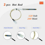 Hot Rod Igniter Kit for Camp Chef Wood Pellet Grills Replacement Part PG24-21,Also for Cuisinart Wood Pellet Grill & Smoker,2 Pack