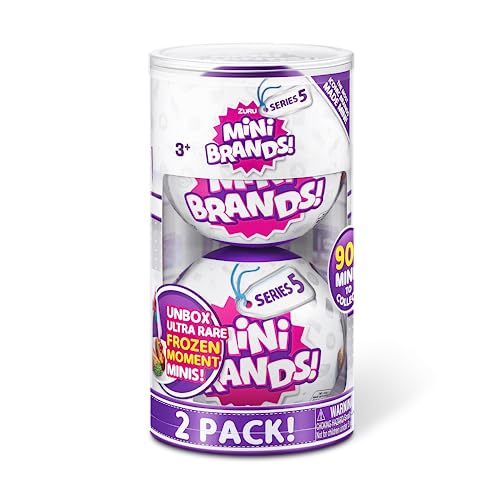 Mini Brands Series 5 (2 Pack) by ZURU Amazon Exclusive Mini Collectibles Full of Surprises, Mystery Minis and Accessories to Collect