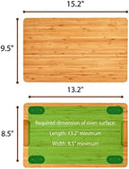 Cutting board Compatible with Breville BOV450XL Mini Smart Toaster Oven, Accessories for Countertop Oven, With Heat Resistant Non-Skid Silicone Feet, Creates Storage Space, Protects Cabinets Cupboard