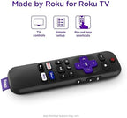 Roku Remote (Official Manufacturer Product) | TV Remote Control with TV Controls, Simple Setup, & Pre-Set App Shortcuts - Replacement Remote Compatible with Roku TV Models ONLY (Not Roku Players)