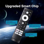 Replacement Remote Control Compatible with Hisense Google 4K UHD Series Smart TV 65U8H 75U8H 50U6H 55U6H 65U6H 75U6H 43A6H 50A6H 55A6H 55U6K 65U7K 55U8K
