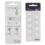 Oticon MiniFit Open (10mm - Large) 20 Domes, Genuine OEM Denmark Replacements, Oticon Hearing Aid Domes for Oticon Bernafon Sonic Philips MiniRITE Hearing Aids Supplies - 2 Packs / 20 Domes Total