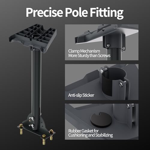 for Starlink Gen 3 Mount Kit Pivot Roof Mount for Starlink Gen 3, Adjustable Pole Mount 16" for V3 Standard Dish Kickstand Roof Wall Mounting, Starlink Accessories