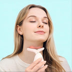 MyoGlow by MDD | Neck and Face Lifting Lymphatic Drainage Massager Tool | LED Light, Sonic Vibration, Thermal Device