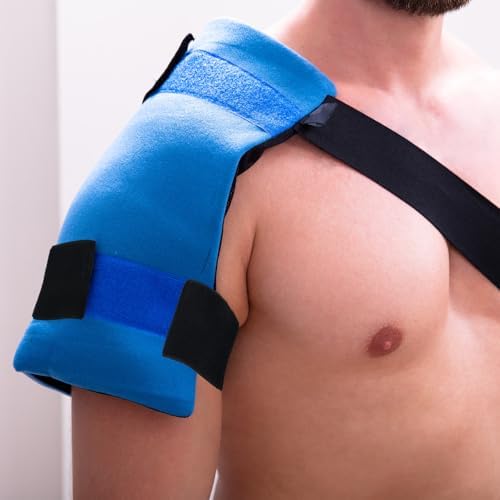 Geiserailie 4 Pcs Extender Strap Reusable Ice Belt Extender Strap Multipurpose Elastic Hook and Loop Extension for Ice Pack Black Back/Knee/Ankle Braces, Vests, Wraps, and Belts(4 x15 Inch)